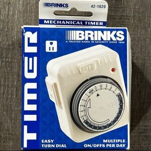 💞 New Brinks Indoor Mechanical Power Outlet Timer